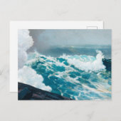 海の絵画嵐 ポストカード (正面/裏面)