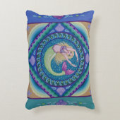 海の美しい人魚の水泳 アクセントクッション (正面(垂直))