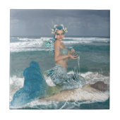 海の美しい魚 タイル (正面)