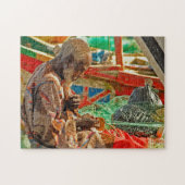 海の老人。 ジグソーパズル (横)