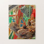 海の老人。 ジグソーパズル (縦)