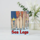 海の脚が岸に ポストカード (スタンド正面)
