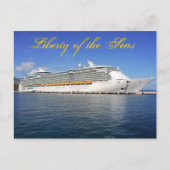 海の自由 – ク王室のルーズカリブのライン ポストカード (正面)