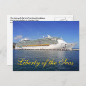 海の自由 – ク王室のルーズカリブのライン ポストカード (正面/裏面)