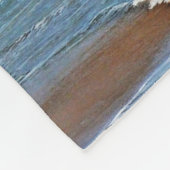 海の臭い フリースブランケット (角)