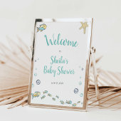 海の航海の中で赤ちゃんシャワーを歓迎 ポスター