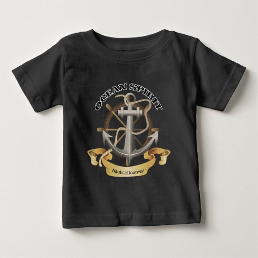 海の航海の旅 ベビーTシャツ (正面)