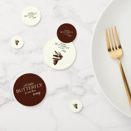 海の航海の貝殻の下でシックな蝶 コンフェッティ (グループ)