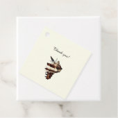 海の航海の貝殻の下でシックな蝶 フェイバータグ (インサイチュ)