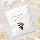 海の航海の貝殻の下でシックな蝶 フェイバーバッグ (クリップ留めされた状態)