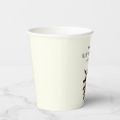 海の航海の貝殻の下でシックな蝶 紙コップ (右)