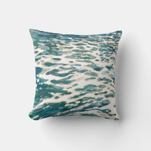 海の航跡のビーチのJuul著沿岸装飾の枕 クッション (正面)