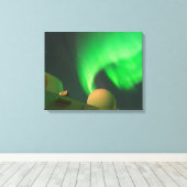 海の船から北の光を浴びる キャンバスプリント (インサイチュ (ウッドフロア))