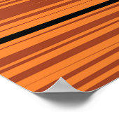 海の船の窓からの青い海の景色 ポスター (角)