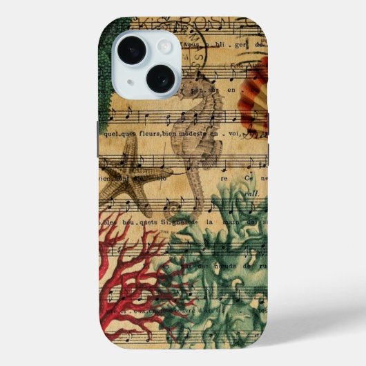 海の船首乗馬スクリプトビーチファッション Case-Mate iPhoneケース (裏面)