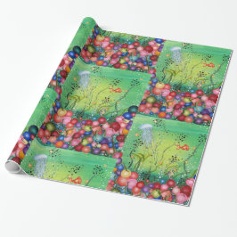 海の色 ラッピングペーパー