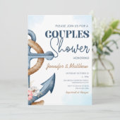 海の花アンカーカップル結婚前お祝い会 招待状 (スタンド正面)