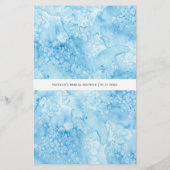 海の花嫁または新郎の下のブライダルシャワーゲーム (裏面)