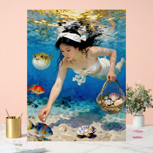 "海の花" - 海の肖像 アクリルサイン (ウェディング)