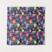 海の花 – 海辺の庭園 タペストリー (正面(横))