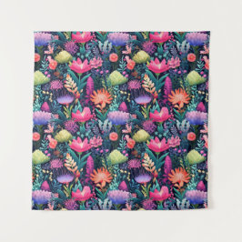 海の花 – 海辺の庭園 タペストリー