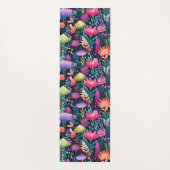 海の花 – 海辺の庭園 ヨガマット (裏面)