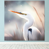 海の芸術によるエグレ素晴らしット キャンバスプリント (インサイチュ (ウッドフロア))