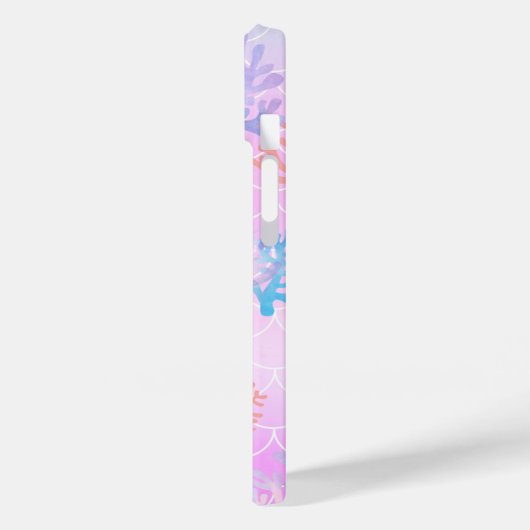 海の虹のグラデーションの下の子供の魔法のサメ Case-Mate iPhoneケース (裏面 / 左)