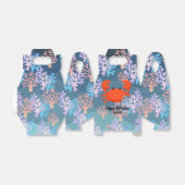 海の虹のパステルの下の子供の魔法のカニ フェイバーボックス (折り畳みなし)