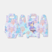 海の虹のパステルの下の子供の魔法の人魚 フェイバーボックス (折り畳みなし)