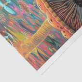 海の虹の色の生き物が切り離す 薄葉紙 (詳細)