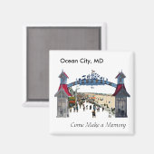 海の街の思い出：磁石 マグネット (正面/裏面)