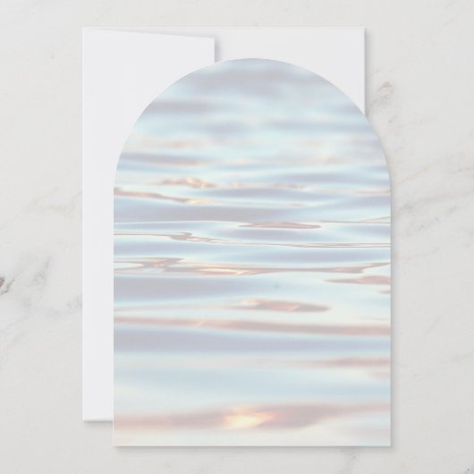 海の表示成人誕生日パーティー 招待状 (裏面)