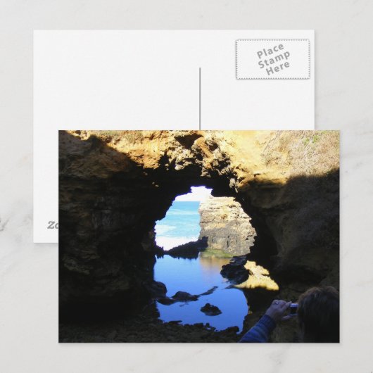 海の表示 ポストカード (正面/裏面)