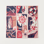 海の話 タペストリー (正面(横))