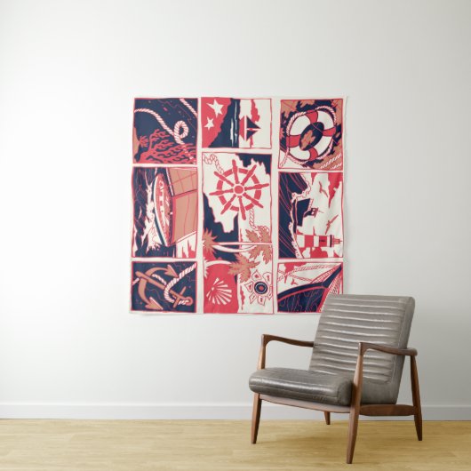 海の話 タペストリー (インサイチュ(横))