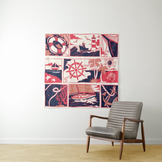 海の話 タペストリー (インサイチュ)