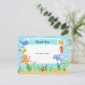 海の誕生会のサンキューカードの下 サンキューカード (スタンド正面)