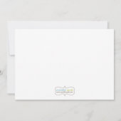 海の誕生日のパーティの招待状の下 招待状 (裏面)