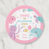 海の誕生日パーティーのプレゼントの下で フェイバータグ (正面)