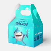海の誕生日パーティーの下でサメ フェイバーボックス (正面サイド)