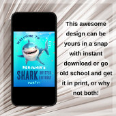 海の誕生日パーティーの下でシャークへようこそ ポスター