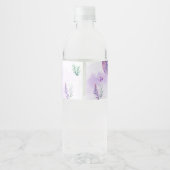 海の誕生日パーティーの下でマーメイド ペットボトルラベル (裏面)