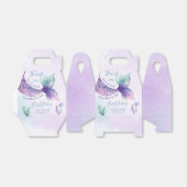 海の誕生日パーティーの下で人魚の尾 フェイバーボックス (折り畳みなし)