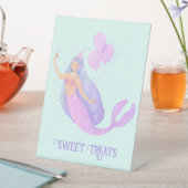 海の誕生日パーティーの下のマーメイドBweetのおやつたち 台座サイン (インサイチュ)