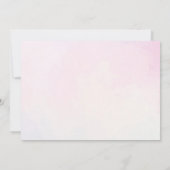 海の誕生日パーティーの下の人魚の写真 サンキューカード (裏面)