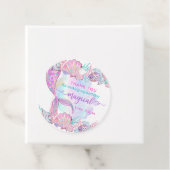 海の誕生日パーティーの下の人魚マジカル フェイバータグ (インサイチュ)