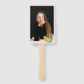 海の誕生日パーティーの下の人魚 ハンドファン (裏面)