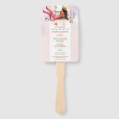 海の誕生日パーティーの下の人魚 ハンドファン (正面)