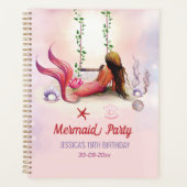 海の誕生日パーティーの下の人魚 プランナー手帳 (正面)
